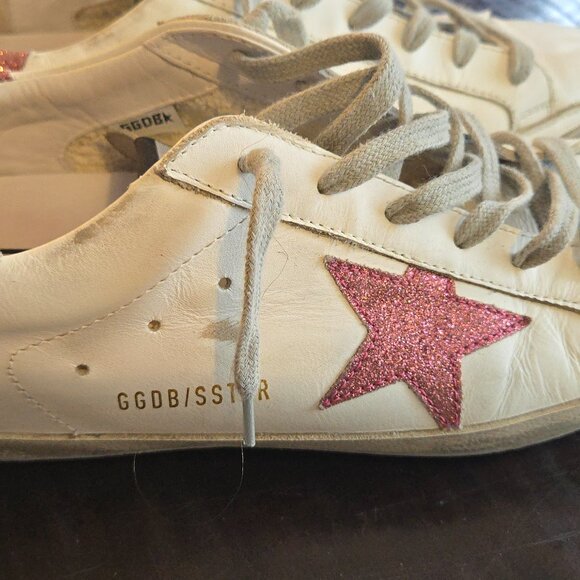 Golden Goose Super-Star Classic Low Top Leather Sneakers Women's  size 10 - Picture 10 of 14